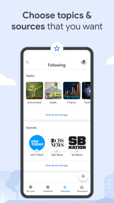 Screenshot of the application Google News - #5