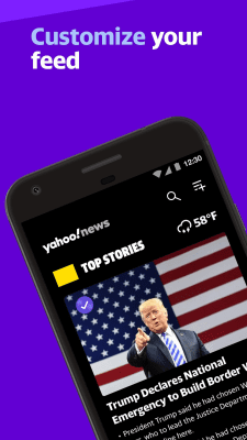 Screenshot of the application Yahoo News - #3