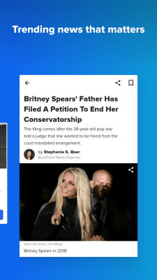 Screenshot of the application BuzzFeed - #7