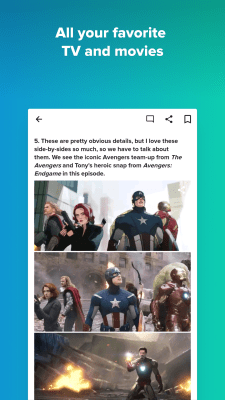 Screenshot of the application BuzzFeed - #8