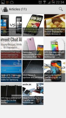 Screenshot of the application OmegaDroid - #2