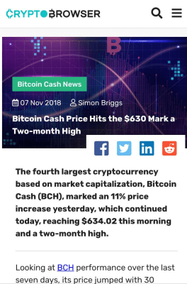 Screenshot of the application CryptoBrowser - #3