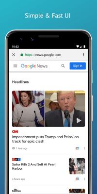 Screenshot of the application Easy News (BBC/CNN/Sun/Mirror) - #2
