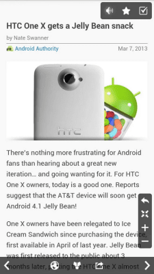 Screenshot of the application InoReader | News+ - #5