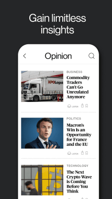 Screenshot of the application Bloomberg: Market & Financial News - #8