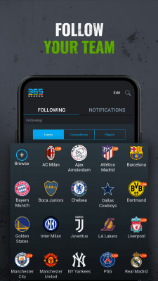 Screenshot of the application 365Scores - #2