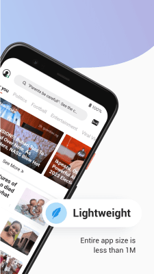 Screenshot of the application Opera News Lite - #2
