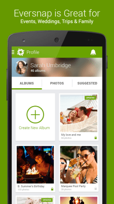 Screenshot of the application Eversnap, events, weddings - #2