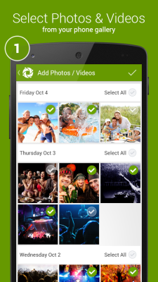 Screenshot of the application Eversnap, events, weddings - #3