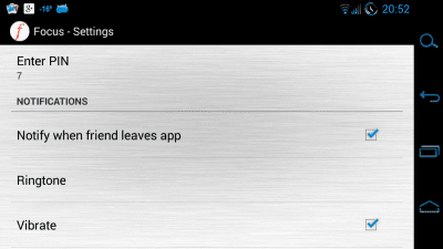 Screenshot of the application Focus - photo sharing - #4