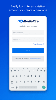 Screenshot of the application MediaFire - #2