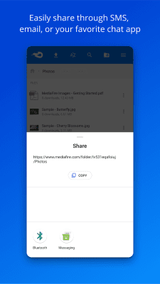 Screenshot of the application MediaFire - #4