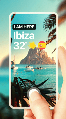 Screenshot of the application WeatherShot (old) - #2
