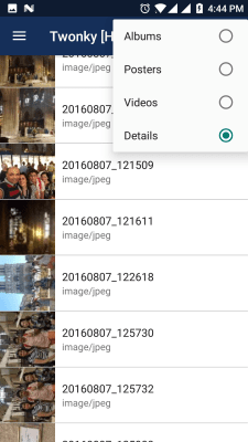 Screenshot of the application MediaHouse UPnP / DLNA Browser - #3