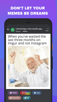 Screenshot of the application Imgur - #7