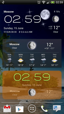 Screenshot of the application Weather Now Forecast & Widgets - #3