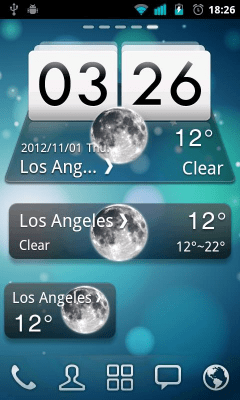 Screenshot of the application MIUI Style GO Weather EX - #2
