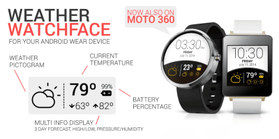 Screenshot of the application Weather Wear Watch Face - #8