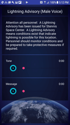 Screenshot of the application SSC Site Status - #2