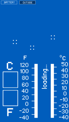 Screenshot of the application Nyan Cat thermometer - #2