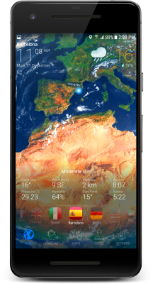 Screenshot of the application 3D Earth - #4