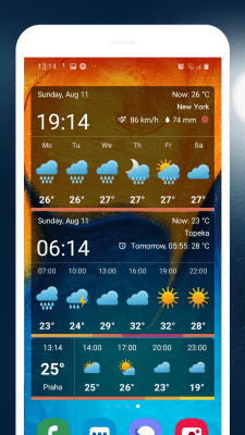 Screenshot of the application Ventusky - #3