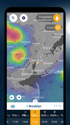 Screenshot of the application Ventusky - #5