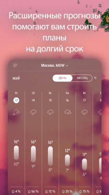 Screenshot of the application AccuWeather - #5