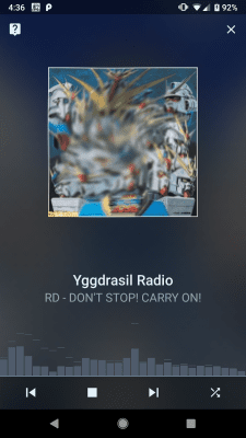 Screenshot of the application Anime Radio - #3