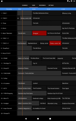 Screenshot of the application NextPVR - #6