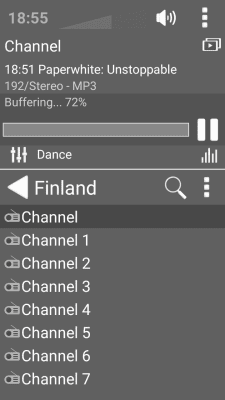 Screenshot of the application ProgTV Android - #2