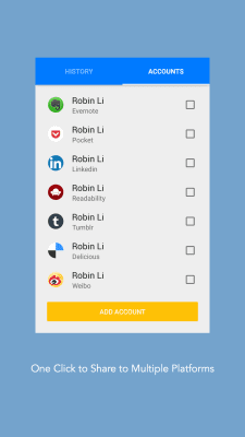 Screenshot of the application MShare - 1 Tap to Batch Share - #2