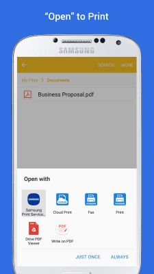 Screenshot of the application Samsung Print Service Plugin - #4