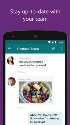 Screenshot of the application Microsoft StaffHub - #4