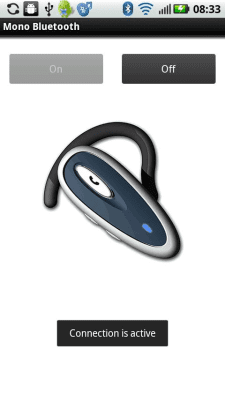 Screenshot of the application Mono Bluetooth Router - #2