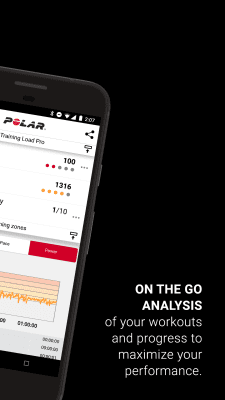 Screenshot of the application Polar Flow - #2