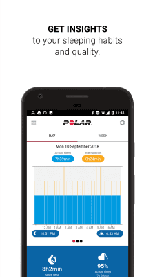 Screenshot of the application Polar Flow - #6