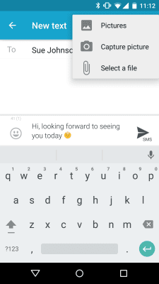 Screenshot of the application Forward SMS texting w/ 2phones - #3