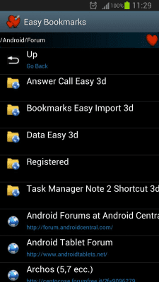 Screenshot of the application Bookmarks Easy Import - #3