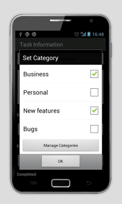 Screenshot of the application Outlook Task - USB Sync - #4