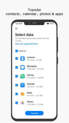 Screenshot of the application Phone Clone - #3