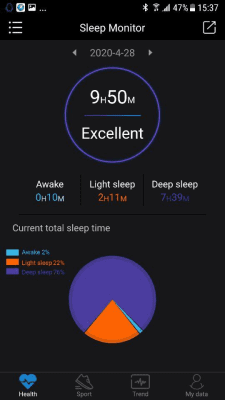 Screenshot of the application Lefun Health - #3