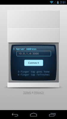 Screenshot of the application PhoneGap Developer - #2