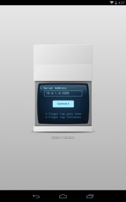 Screenshot of the application PhoneGap Developer - #4