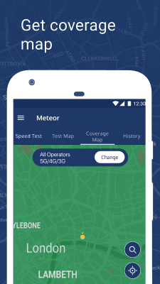 Screenshot of the application Meteor - #3