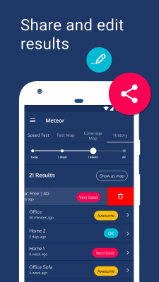 Screenshot of the application Meteor - #5