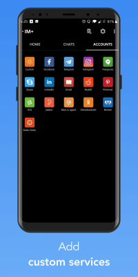 Screenshot of the application IM+ Free - #2