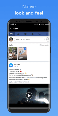 Screenshot of the application IM+ Free - #5