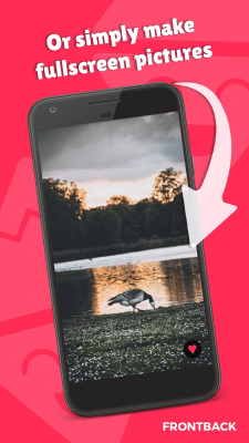 Screenshot of the application Frontback - Photos in social networks - #3