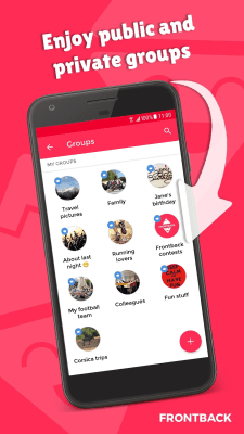 Screenshot of the application Frontback - Photos in social networks - #5